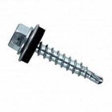 Саморез кровельный по дереву 4,8х65мм цинк ROOFING FASTENERS