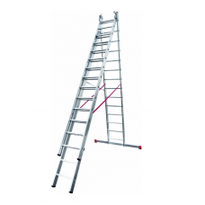 Лестница трехсекционная 3х14 ступеней НОВАЯ ВЫСОТА Лестница трехсекционная 3х14 ступеней НОВАЯ ВЫСОТА