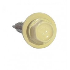 Саморез кровельный по дереву 4,8х70мм сверлоконечный RAL 1014 NF Саморез кровельный по дереву 4,8х70мм сверлоконечный RAL 1014 NF