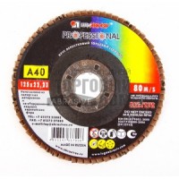 Круг лепестковый 180х22 A/Р60 (№25) КЛТ_1 прямой(40/10шт) ЛУГА 