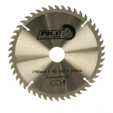 Диск пильный по дереву 190х30/20/16х48Т PILORAMA Диск пильный по дереву 190х30/20/16х48Т PILORAMA