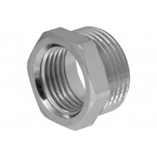 Футорка 1/4" ВНх1/2" НР никель