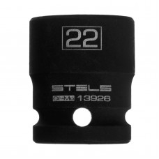 Головка торцевая 22мм 1/2" ударная шестигранная CrMo STELS Головка торцевая 22мм 1/2" ударная шестигранная CrMo STELS