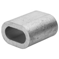 Зажим для стальных канатов алюминиевый 2 мм DIN 3093 