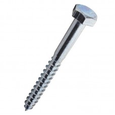 Шуруп с шестигранной головкой для лаг и реек 6х60мм DIN 571 Шуруп с шестигранной головкой для лаг и реек 6х60мм DIN 571