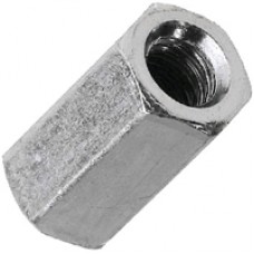 Гайка соединительная М6 DIN 6334 цинк Гайка соединительная М6 DIN 6334 цинк