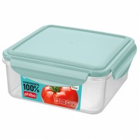 Контейнер д/СВЧ и хранения продуктов герметич. 1л квадрат SMART LOC Бытпласт **рц**