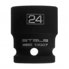 Головка торцевая 24мм 1/2" ударная шестигранная CrMo STELS