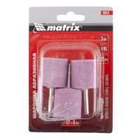 Шарошка абразивная цилиндр 19х25х6 F46 (3шт) MATRIX 