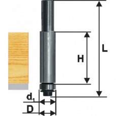 Фреза по дереву кромочная прямая Ø 9.5х25 хв 8 Эксперт по ДСП 