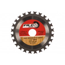 Диск пильный для УШМ по дереву 125х2,8х22,23х20/16х24,2Т PILORAMA Диск пильный для УШМ по дереву 125х2,8х22,23х20/16х24,2Т PILORAMA
