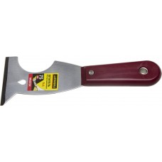 Шпатель-скребок стальной пластиковая ручка многофункциональный STAYER