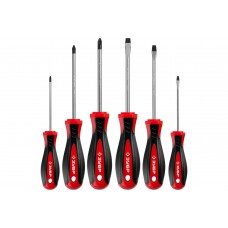 Набор отвёрток 6 предметов с двухкомпонентной рукояткой ЗУБР МАСТЕР