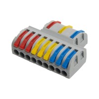 Клеммная колодка с рычагом СМК-428 3х9 (0,08-4мм2) 32A 