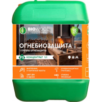 BIOWOOD FS Огнебиозащита,II группа огнезащиты,концентрат 1:1 20л