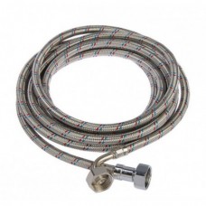 Шланг заливной 1,5м в нержавеющей оплетке для стиральной машины Шланг заливной 1,5м в нержавеющей оплетке для стиральной машины