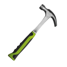 Молоток-гвоздодер 560гр с двухкомпонентной рукояткой металлический UNIK 