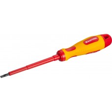 Отвертка диэлектрическая SL4х100мм до 1000В CrV KRAFTOOL