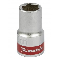 Головка торцевая 12мм 1/2" шестигранная под квадрат CrV MATRIX