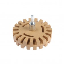 Насадка для шуруповерта 100х25x6мм резина для чистки клея, ценников и скотча Насадка для шуруповерта 100х25x6мм резина для чистки клея, ценников и скотча