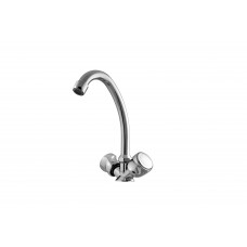 Смеситель для кухни TURDUS 13-3K кран-букса керамический 180°, крепление гайка Смеситель для кухни TURDUS 13-3K кран-букса керамический 180°, крепление гайка