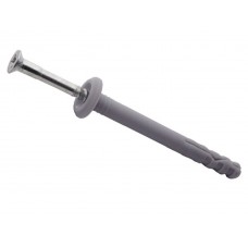 Дюбель-гвоздь 6х40мм с грибовидным бортиком нейлон Дюбель-гвоздь 6х40мм с грибовидным бортиком нейлон