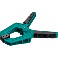 Струбцина клещеобразная 75х75мм усиленная с двухкомпонентными рукоятками KRAFTOOL