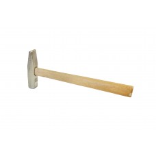 Молоток слесарный 800гр с деревяной рукояткой и квадратным бойком цинк АРЕФИНО