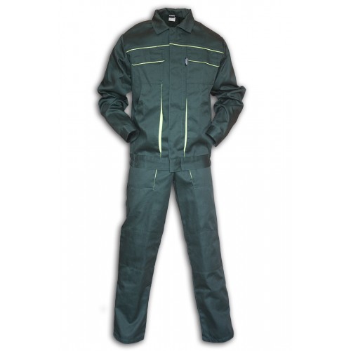 Костюм "СТРОНГ" (куртка+ п/к, зеленый,смесов, пл 210 гр/м2)