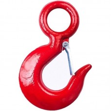 Крюк с кольцом и предохранителем тип 320А окрашенный красный 3,2 т Крюк с кольцом и предохранителем тип 320А окрашенный красный 3,2 т