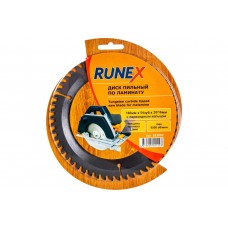Диск пильный по ламинату 160х20/16х54Т отрицательный угол наклона (5) RUNEX  Диск пильный по ламинату 160х20/16х54Т отрицательный угол наклона (5) RUNEX