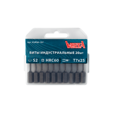 Биты T7х25мм (20шт) ULTRAPROFI VERTA