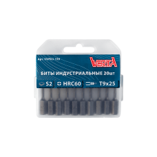 Биты T9х25мм (20шт) ULTRAPROFI VERTA
